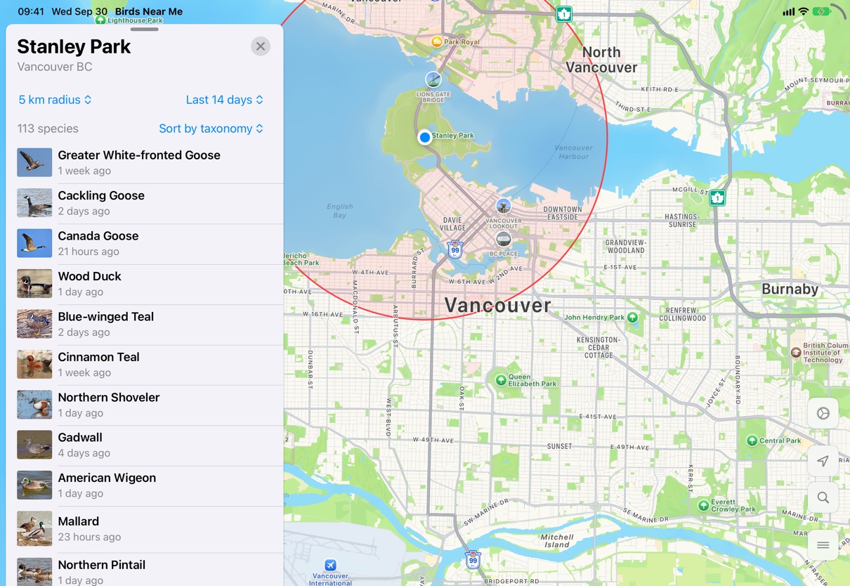 iPad today: Nearby